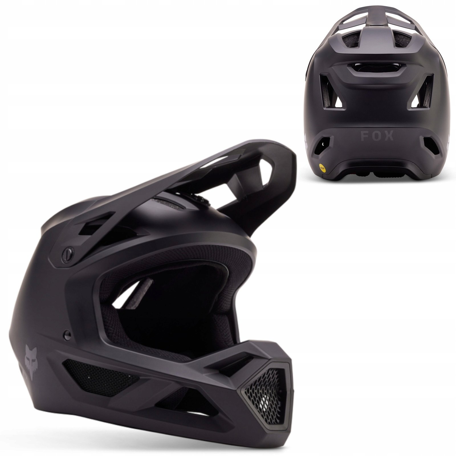 Kask Rowerowy Fox Rampage Ce/Cpsc Matte Black XXL (63-64 cm) zjazdowy Dh