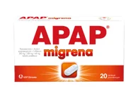 Przeziębienie i grypa - Apap migrena x 20 tabl powlekanych - miniaturka - grafika 1
