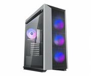 Obudowy komputerowe - Deepcool CL500 4F Black/Grey ATX 7 USB 3.0 Type-A x 2 Audio x 1 ABS+SPCC+Tempered Glass 1 120mm A-RGB fan R-CL500-BKNMA4N-A-1 - miniaturka - grafika 1