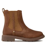 Buty dla dziewczynek - Botki Clarks Astrol Orin K 261541676 Brązowy - miniaturka - grafika 1