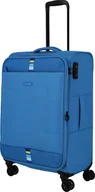Walizki - Walizka średnia Travelite Ruegen 67 cm niebieska - miniaturka - grafika 1