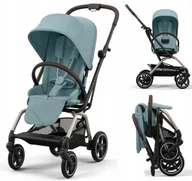 Wózki dziecięce - Cybex Eezy S Twist + 2 - obrotowy wózek spacerowy TPE Stormy Blue - miniaturka - grafika 1