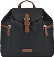 Plecaki - Greenburry plecak nylon 32x28cm "Heidi" plecak miejski damski mały czarny - miniaturka - grafika 1