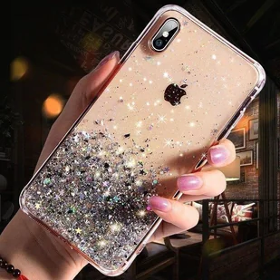 Wozinsky Star Glitter błyszczące etui pokrowiec z brokatem Xiaomi Redmi K40 Pro+ / K40 Pro / K40 / Poco F3 czarny - Etui i futerały do telefonów - miniaturka - grafika 15