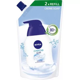 Nivea Creme Soft Cream Soap 500ml W Mydło w płynie wkład - Mydła - miniaturka - grafika 1