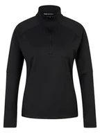 Koszulki i topy damskie - Ziener Damska bluza narciarska JEANE, bluza narciarska, koszulka funkcyjna, ciepła, elastyczna, czarna, rozmiar 34 - miniaturka - grafika 1