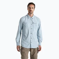 Koszule męskie - Koszula męska Craghoppers NosiLife Adventure Long Sleeved Shirt III niagara blue - miniaturka - grafika 1