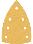 Akcesoria do elektronarzędzi - Bosch Expert C470 Hook and Loop Large Delta Sanding Sheets for Paint and Wood 100mm X 150mm 80g Pack of 10 - miniaturka - grafika 1