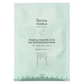 Kosmetyki pod oczy - DERMOMEDICA Healing Ceramide Cica Eye Nanocellulose Mask/On The Eye Area przeciwstarzeniowa maska na okolice oczu - miniaturka - grafika 1