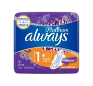 Podpaski - ALWAYS PLATINUM PODPASKI HIGIENICZNE ZE SKRZYDEŁKAMI 1 NORMAL 8 SZTUK - miniaturka - grafika 1