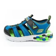 Sandały damskie - Buty do chodzenia dla dzieci Skechers 402213LBBLM - miniaturka - grafika 1