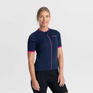 Koszulki rowerowe - Koszulka rowerowa damska Rogelli ESSENTIAL z krótkim rękawem - miniaturka - grafika 1