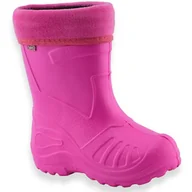 Buty dla dziewczynek - Kalosze piankowe dla dziewczynki ocieplane lekkie Befado 162P/X101 Różowe - miniaturka - grafika 1