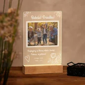 Ramki na zdjęcia - Lampka ramka L z wydrukiem na szkle akrylowym i podświetleniem LED - miniaturka - grafika 1