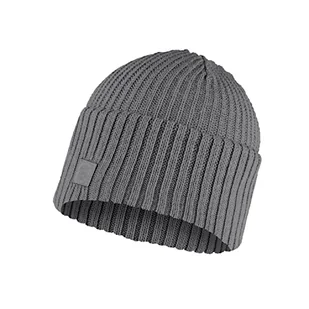 Buff Dzianinowa czapka typu beanie RUTGER szara wrzosowa uniseks jeden rozmiar - Czapki damskie - miniaturka - grafika 1