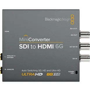 Blackmagic Mini Converter - SDI to HDMI 6G - Akcesoria fotograficzne - miniaturka - grafika 1