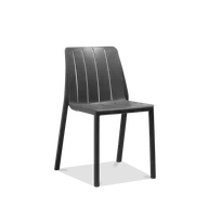 Fotele i krzesła ogrodowe - TIBERINA BISTROT Anthracite - Nardi - miniaturka - grafika 1