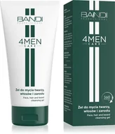 Żele do mycia twarzy - Bandi 4 Men Care Żel do Mycia Twarzy Włosów i Zarostu 150ml - miniaturka - grafika 1