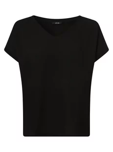 Opus - T-shirt damski  Suminchen, czarny - Koszulki i topy damskie - miniaturka - grafika 1