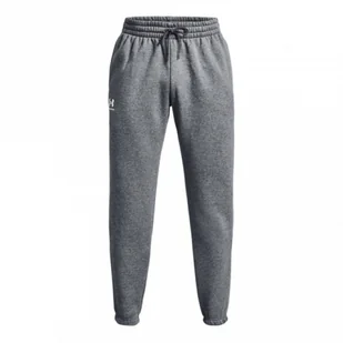 Męskie spodnie dresowe Under Armour UA Essential Fleece Jogger - szare - Spodnie męskie - miniaturka - grafika 1