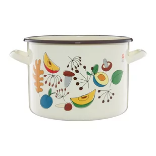 Garnek emaliowany Grzyby 7,5 l EMALIA OLKUSZ - Garnki - miniaturka - grafika 1