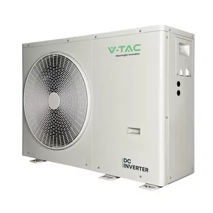 V-TAC Pompa ciepła Monoblok 10kW, 1F, R32, grzałka 3kW (VT-M10KW-P1H3-W) - Pompy ciepła - miniaturka - grafika 2