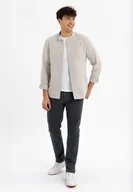 Spodnie męskie - Materiałowe spodnie R-MARSHALL - miniaturka - grafika 1