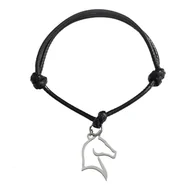 Bransoletki - Bransoletka koń, konik stal chirurgiczna regulowana / JG. Projekt - miniaturka - grafika 1