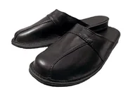 Kapcie męskie - Kapcie Skórzane Męskie Czarne VIP 320 [Rozmiar: 40] - miniaturka - grafika 1