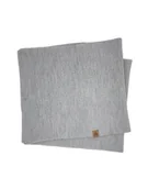 Szaliki i chustki dla dzieci - SUSEŁ RWS - komin ósemka z wełny merino jasny szary - miniaturka - grafika 1