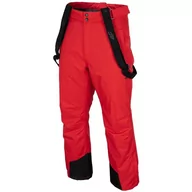 Spodnie narciarskie - Spodnie narciarskie męskie 4F czerwone H4Z22-SPMN001 xl - miniaturka - grafika 1