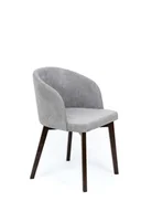 Krzesła - Flavio 2 krzesło tapicerowane bukowe szare nogi kolor orzech - miniaturka - grafika 1