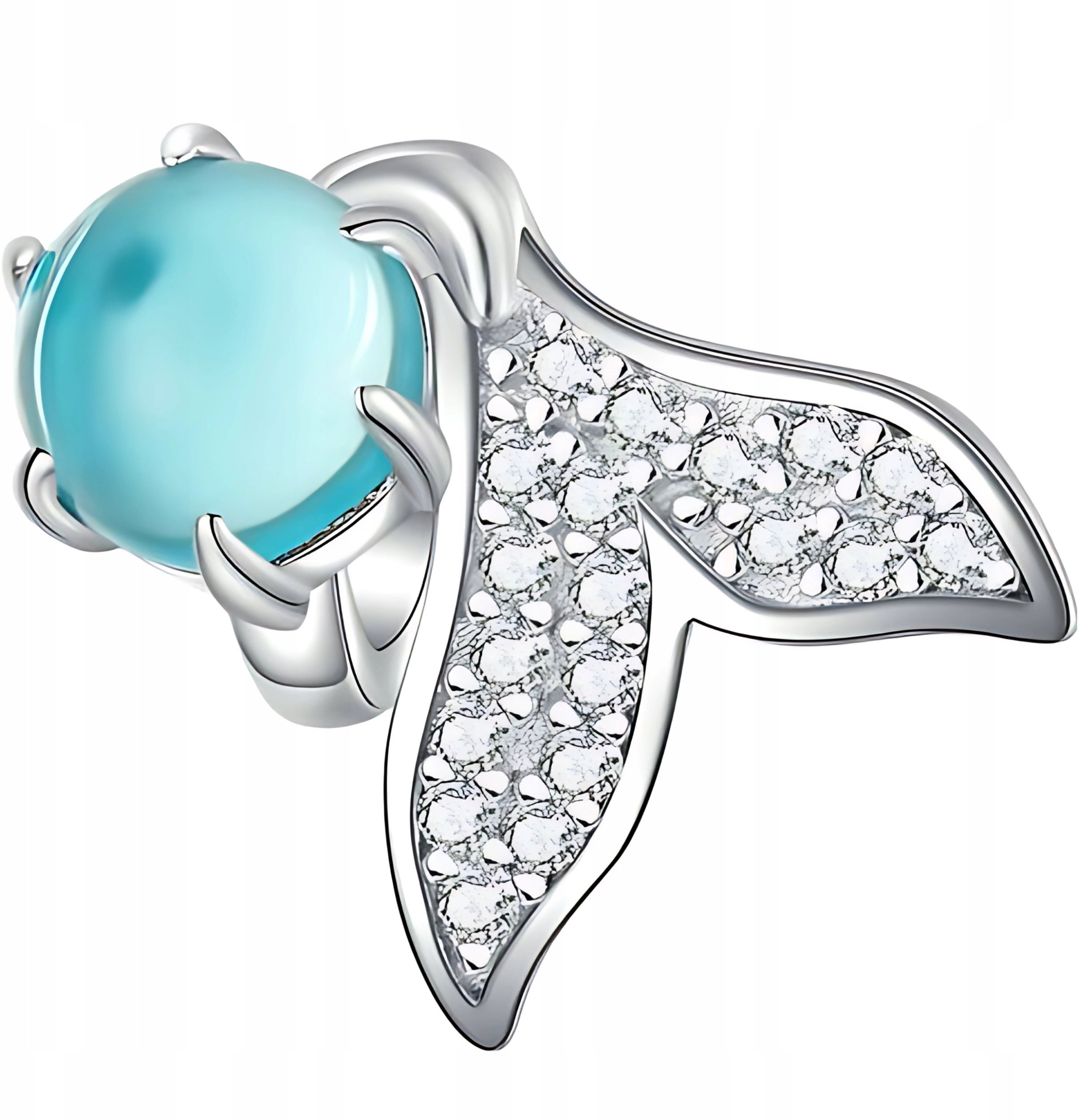 Ivybands CHARMS srebro pr 925 SYRENI OGON OCEAN koralik zawieszka SREBRNA BEADS