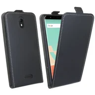 Etui i futerały do telefonów - Wiko View Go etui na telefon komórkowy kieszonka etui z klapką pokrowiec ochronny na smartfona czarny - miniaturka - grafika 1