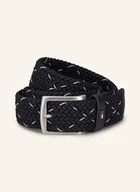 Paski - Tommy Hilfiger Pasek Pleciony Denton blau - miniaturka - grafika 1