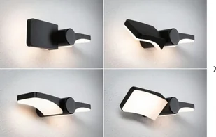 Oprawa elewacyjna PEKANA LED 2X6W IP44 antra/alum - Lampy ścienne - miniaturka - grafika 5
