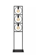 Lampy stojące - Lucide Suus 00727/03/30 lampa stojąca podłogowa 3x40W E27 czarna - miniaturka - grafika 1