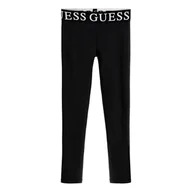 Legginsy - Dziecięce Legginsy GUESS LEGGINGS J3BB14KC0Q0-JBLK – Czarny - miniaturka - grafika 1