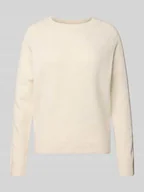 Swetry damskie - Sweter z dzianiny o kroju regular fit z raglanowymi rękawami model ‘RICA’ - miniaturka - grafika 1