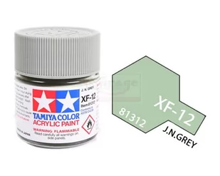 Tamiya Acrylic 81312 Xf-12 J.N. Grey 23Ml [Matt] - Akcesoria i części modelarskie - miniaturka - grafika 1