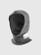 Czapki damskie - 4F Kaptur - szary Uniwersalny - miniaturka - grafika 1