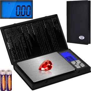 WAGA JUBILERSKA ELEKTRONICZNA 0,01- 500g WAGI LCD XL - Wagi specjalistyczne - miniaturka - grafika 1