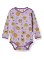 Body dla niemowląt - Småfolk Body w kolorze fioletowym - miniaturka - grafika 1