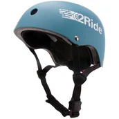 Kaski rowerowe - Kask Rowerowy Dla Dzieci Tracker Love 2 Ride S 50-54 Cm Lampka Led Klips Magnetyczny Steel - miniaturka - grafika 1
