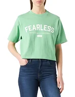 Koszulki i topy damskie - JJXX JXBrook Relaxed t-shirt damski, Absynthe Green/Detail:Bright White Print Cali 2, L - miniaturka - grafika 1