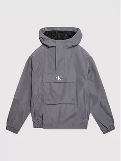 Kurtki i płaszcze dla chłopców - Calvin Klein Jeans Kurtka przejściowa Monogram IB0IB01143 Szary Regular Fit - grafika 1