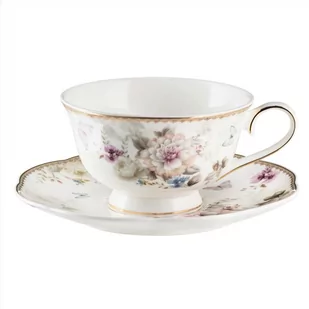 Filiżanka Porcelanowa 200 Ml Ze Spodkiem Isabelle Villa Italia - Filiżanki - miniaturka - grafika 1