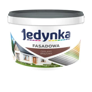 Farba fasadowa 2.7 l Ceglany brązowy Jedynka 5902829037562 - Farby olejne i specjalne - miniaturka - grafika 1