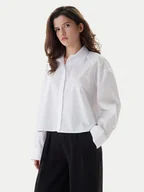 Koszule damskie - Calvin Klein Jeans Koszula LV047C141G Biały Boxy Fit - miniaturka - grafika 1