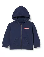 Bluzy i sweterki niemowlęce - Levi's Kids Bluza z kapturem dla chłopców, Dress Blues, 6 miesi?cy - miniaturka - grafika 1